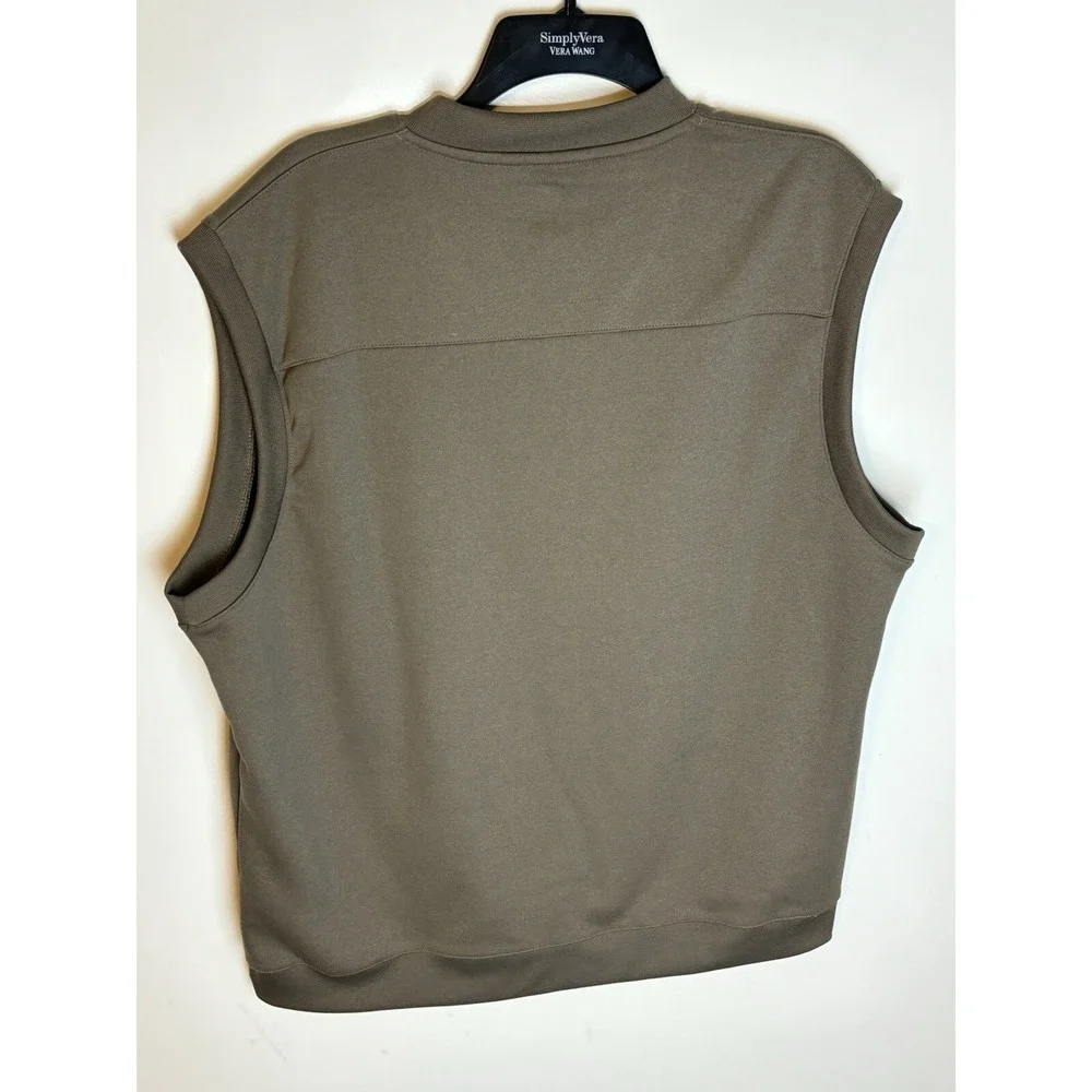 Nike Golf Colorado Buffalos Knit Vest Size LG Dri-Fit Fabric‎ Beige Style 206464